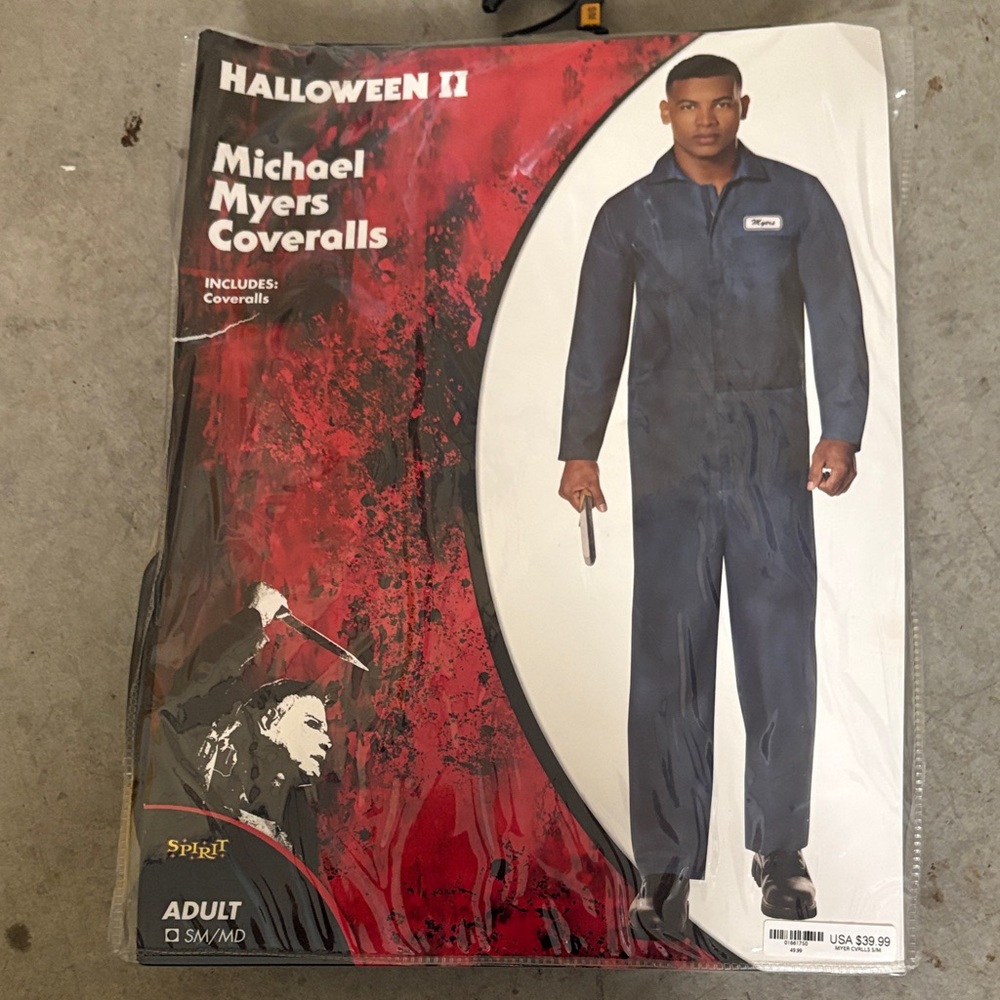 Spirit Michael Myers Coveralls Costume - Dark Blue